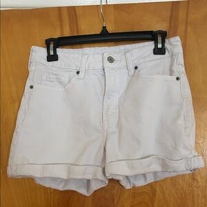 High Rise OG Straight Old Navy White Jean Shorts
